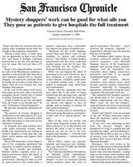 Hospital Mystery Shopping