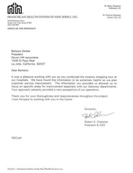 Hospital Mystery Shopping